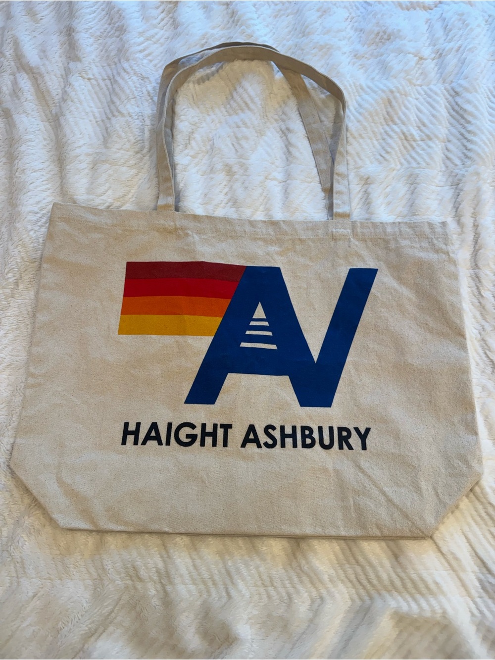 Aviator Nation Haight Ashbury Large Canvas Tote Bag